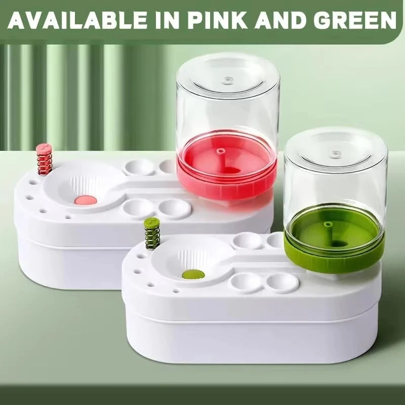 Watercolor Brush Cleaner Rinse Cup with Drain Dispenser for Paint Brushes