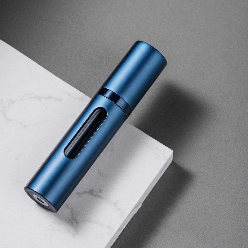 8ml Glass Refillable Perfume Atomizer Bottle with Spray Pump - Portable Travel Cosmetic Container