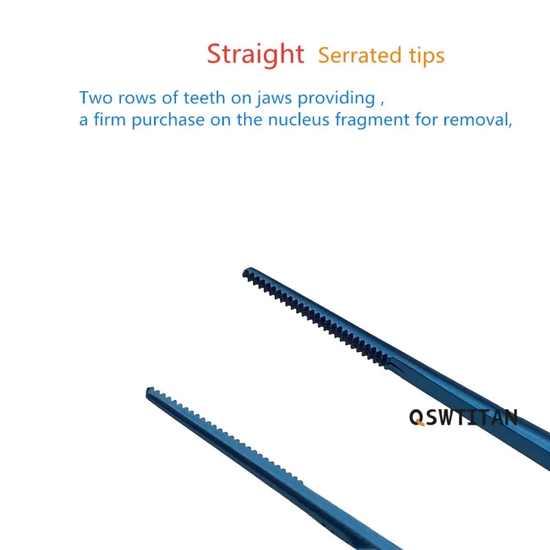 Titanium Ophthalmic Nucleus Fragment Forceps Eye Surgery Instrument