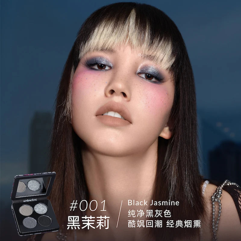 Kaleidos Glitter Eye Shadow Palette - High Pigment Shimmer & Glitter Makeup Set