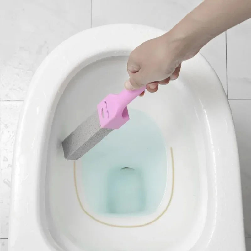 Pumice Stone Cleaning Stick for Toilet, Limescale & Rust Removal, Bathroom Tile & Sink Brush