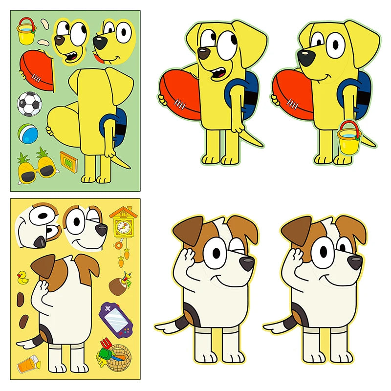 Kids Waterproof Sticker Set for Children’s Puzzles & DIY Decoration