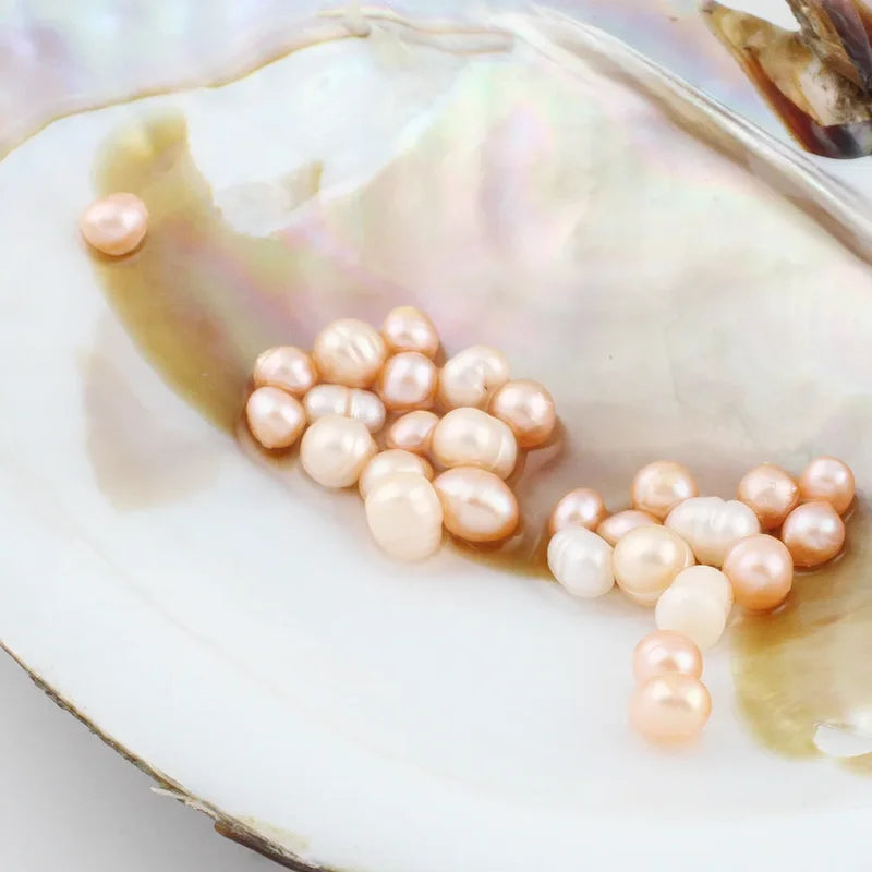 Freshwater Pearl Beads 6-7mm for Jewelry Making - 18pcs DIY Bracelet & Necklace Supplies