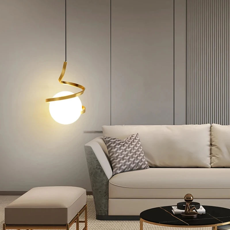 Nordic Pendant Light for Indoor Living & Dining Room Modern Hanging Lamp