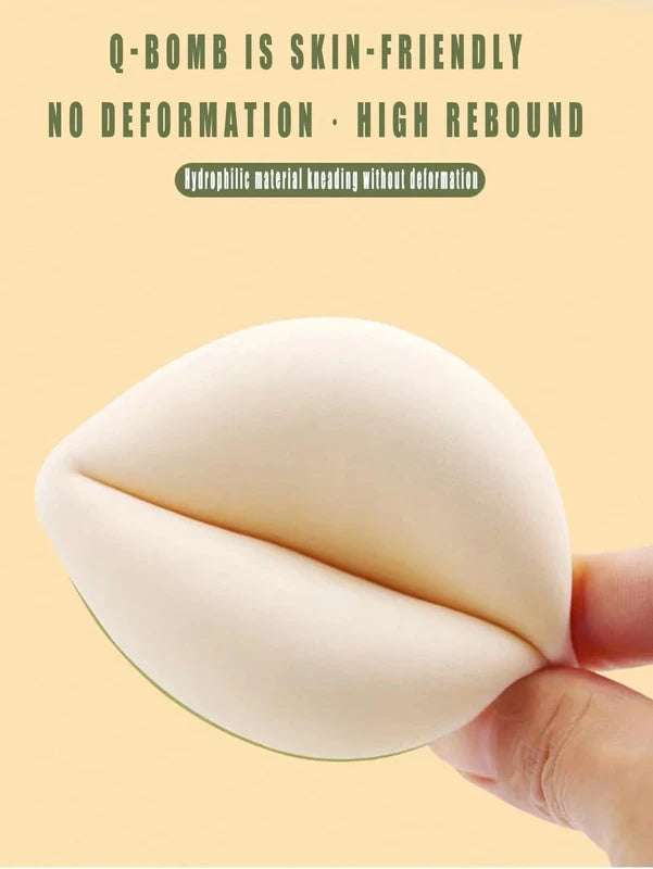 Makeup Sponge Puff Set - High Density Bouncy Foundation Applicators for Flawless Finish