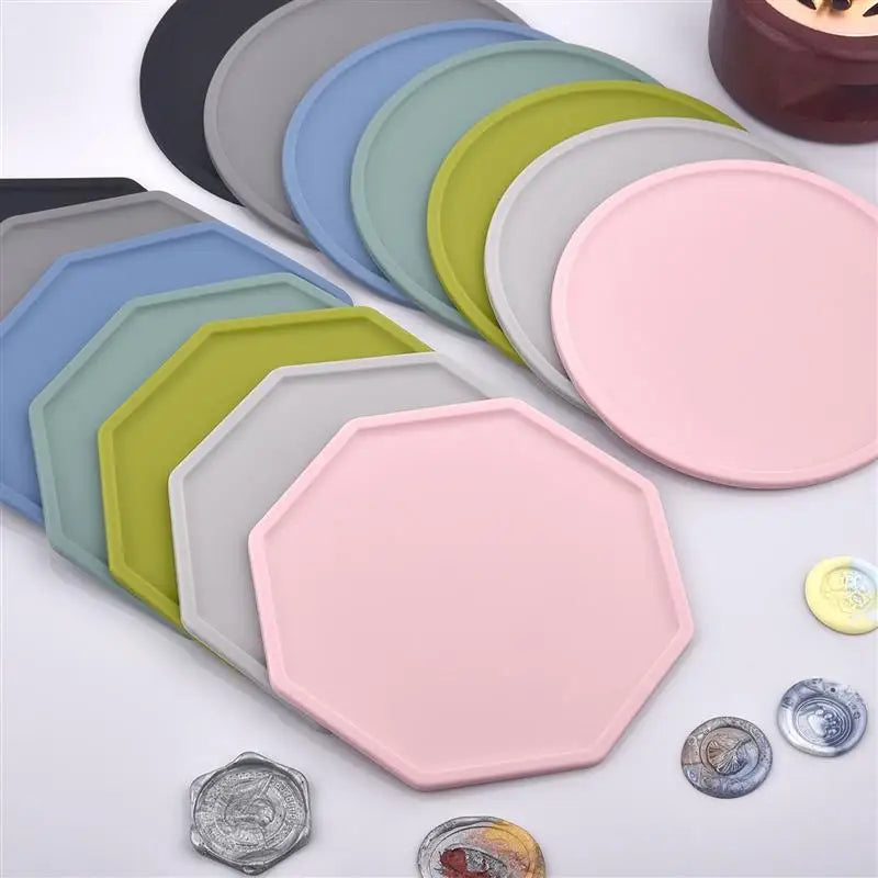 Silicone Wax Seal Pad Set for DIY Crafts and Weddings - Multiple Colors