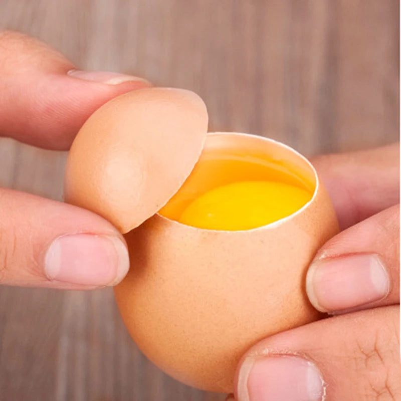 Stainless Steel Egg Topper Cutter Egg Scissors for Boiled & Raw Eggs Kitchen Tool