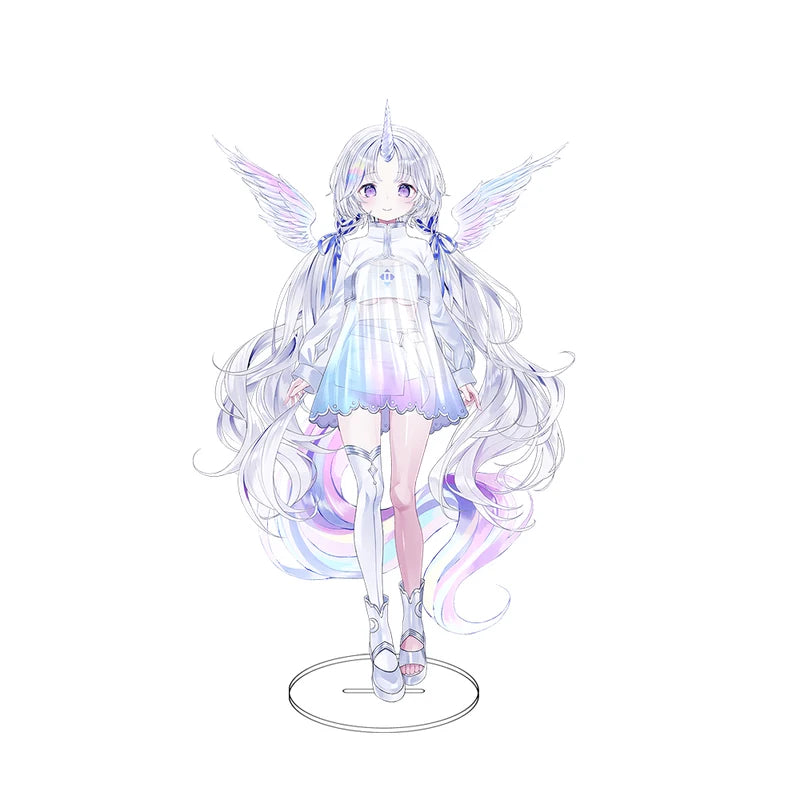 Anime Acrylic Stand Figures Collection - VTuber, Hina, Shirayuki & More