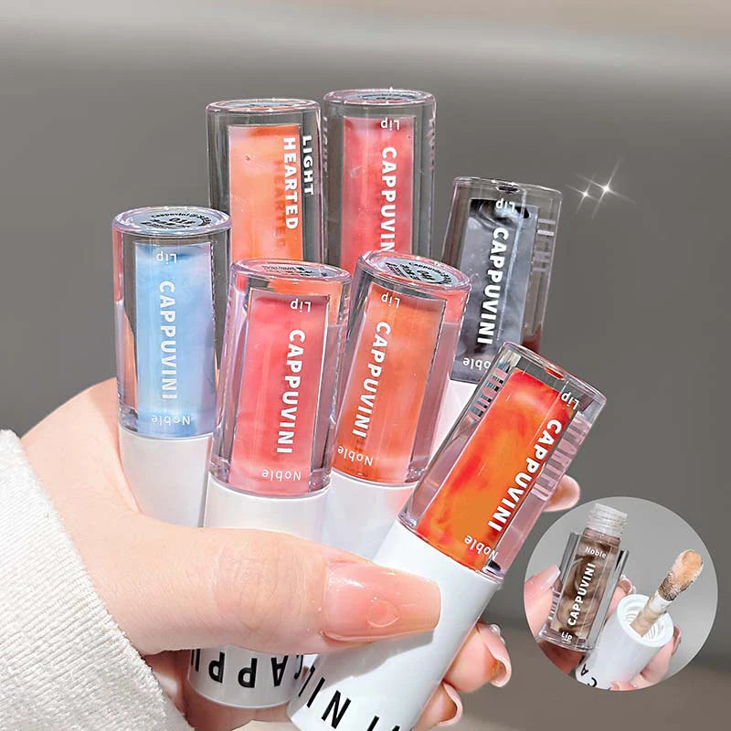 Hydrating Lip Gloss with Mirror - Moisturizing, Long-Lasting, Clear & Colorful Options