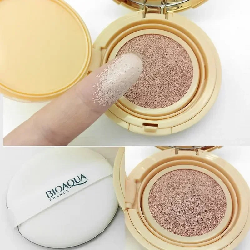 Waterproof Long Lasting BB Air Cushion Foundation CC Concealer Brightening Makeup