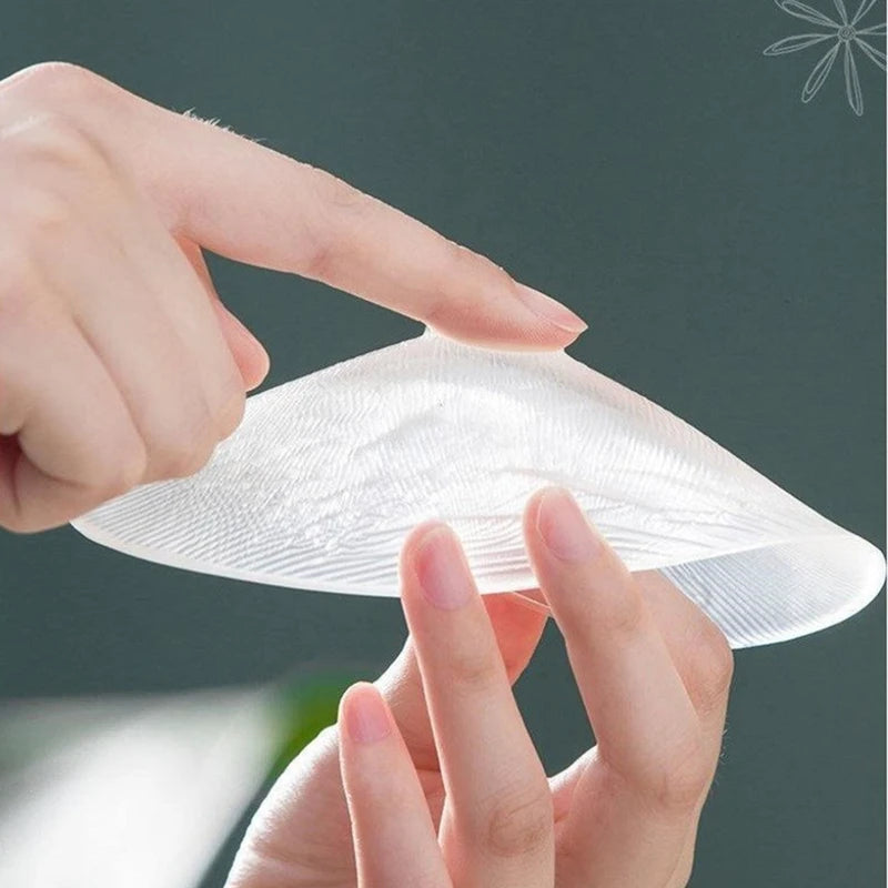 Self-Adhesive Silicone Shoulder Pads - Breathable, Reusable, Soft Cushioning for Clothing DIY