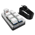 Mini RGB Mechanical Keyboard with 6 Keys & Rotary Knob for Photoshop & Gaming