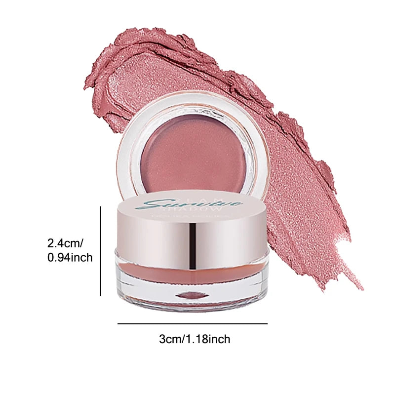 Cream Eyeshadow Smoky Gray - Long-Lasting, Non-Creasing Gel Formula