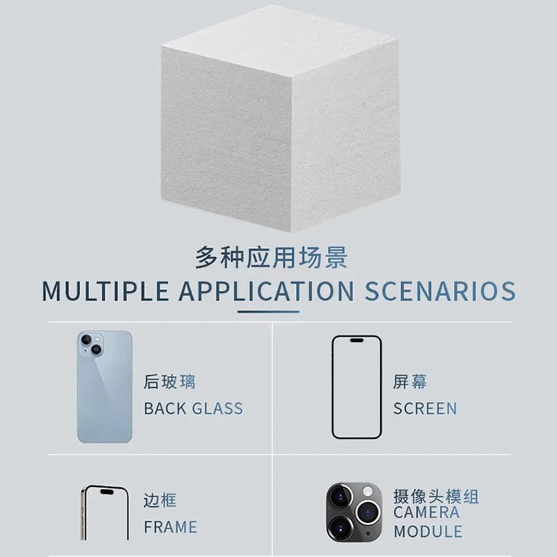 Nano Cleaning Sponge for Mobile Phone Repair Screen Camera PCB Dust Removal 500PCS
