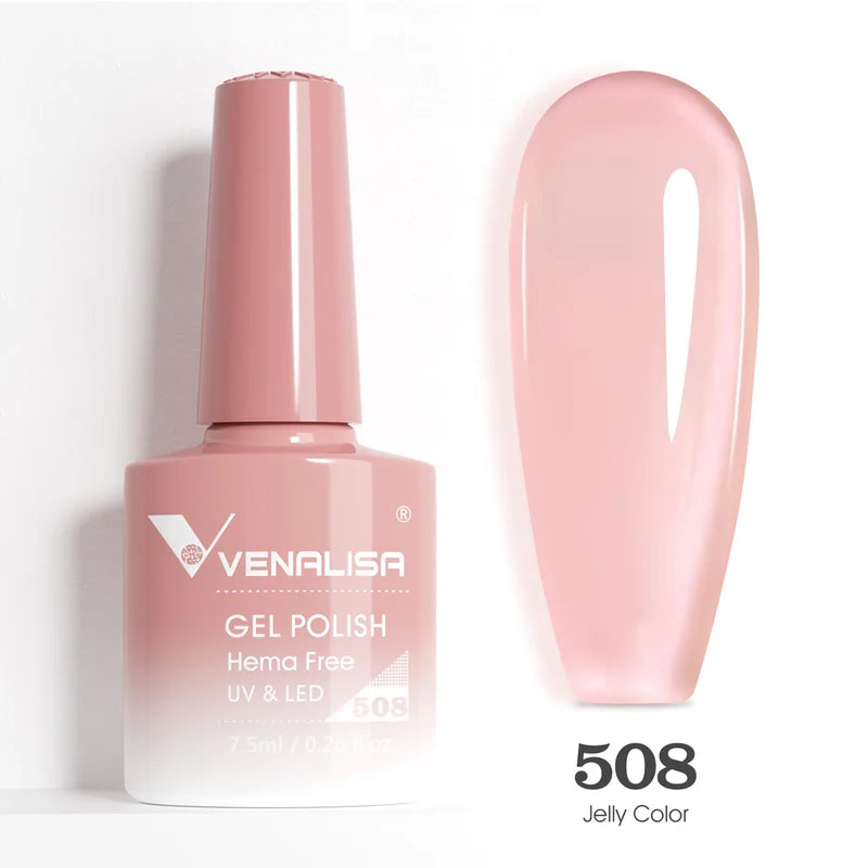 Venalisa HEMA-Free Nail Gel Polish - Semi-Permanent UVLED Soak Off Varnish