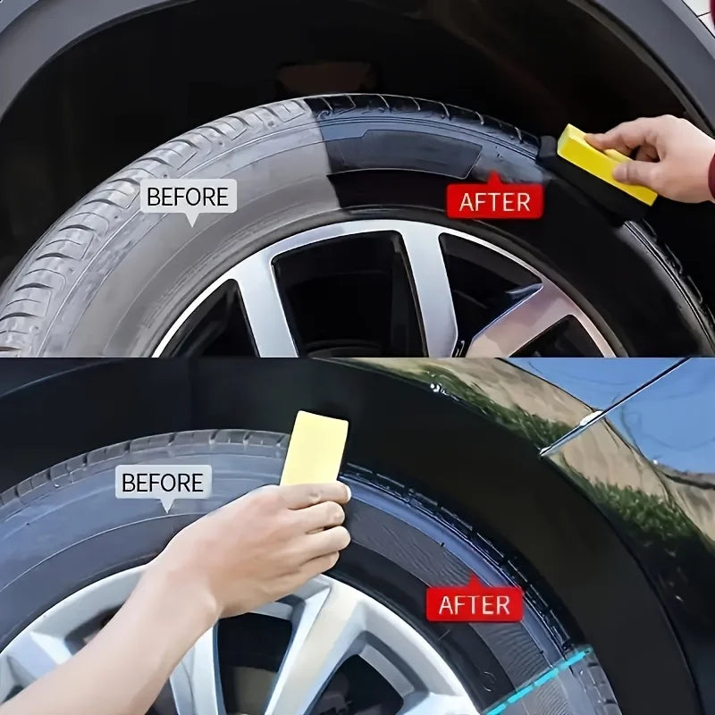 Car Plastic Repair Wax 100g - Durable Leather & Tire Gloss Enhancer
