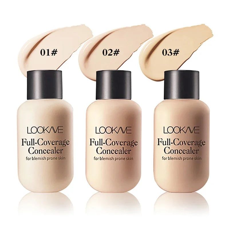 Liquid Concealer for Spot & Dark Circle Coverage - Waterproof & Lightweight