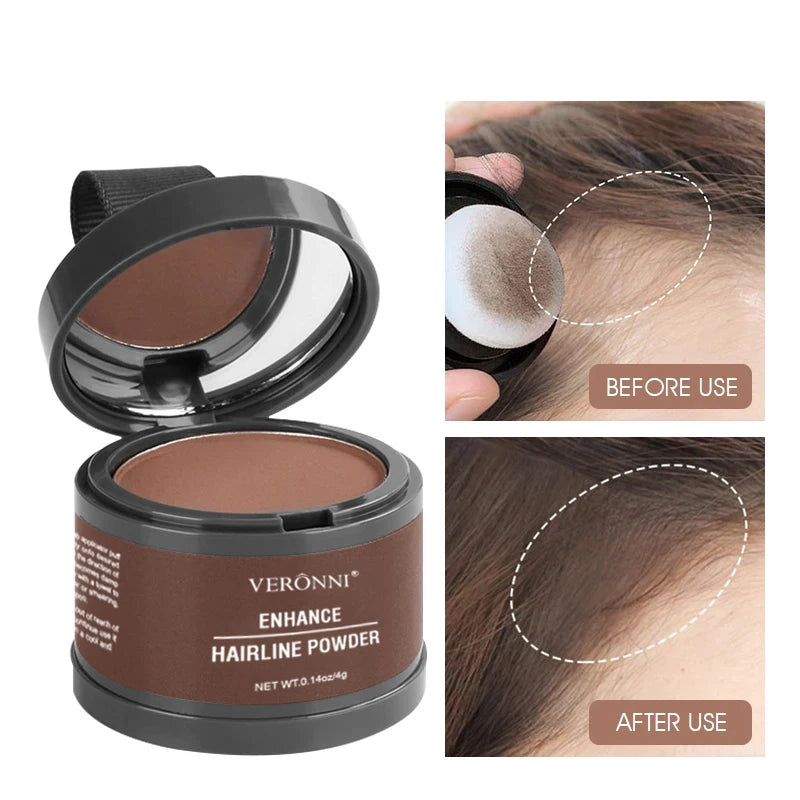 Hairline Concealer Powder for Natural Hair Line Coverage - 14 Colors