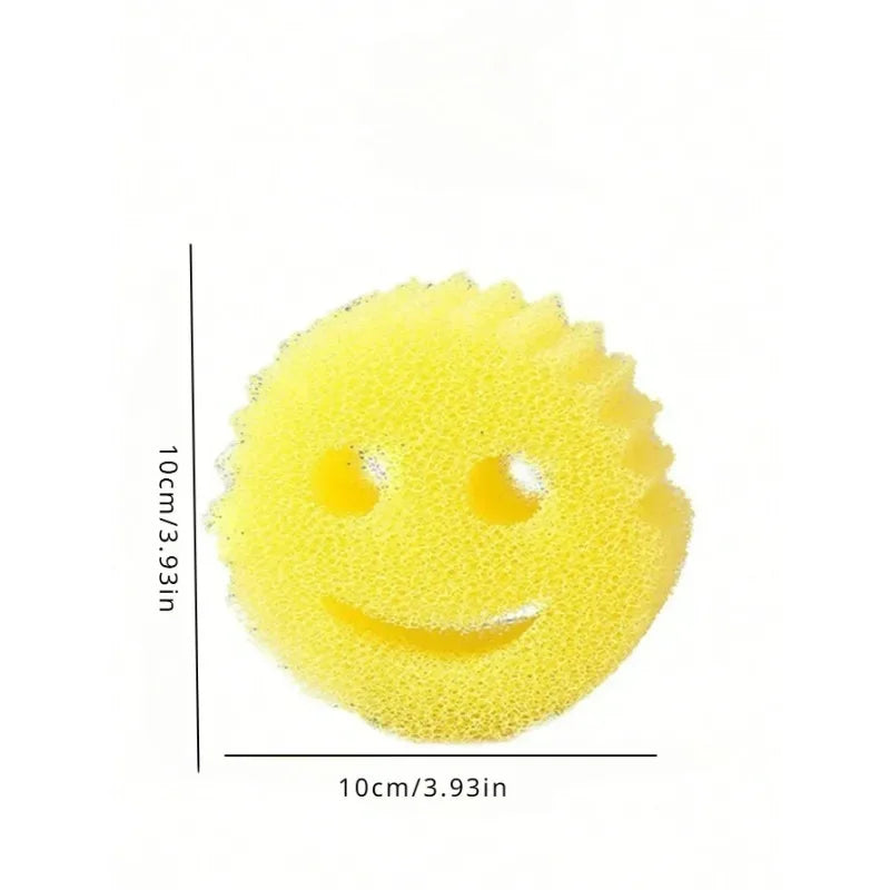Kitchen Cleaning Sponge Cloth Set - Strong Scouring Pad Odor Resistant All Colors