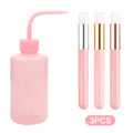 Eyelash Cleaning Brush Bottle Set - Makeup Tools for Lash Extension Care