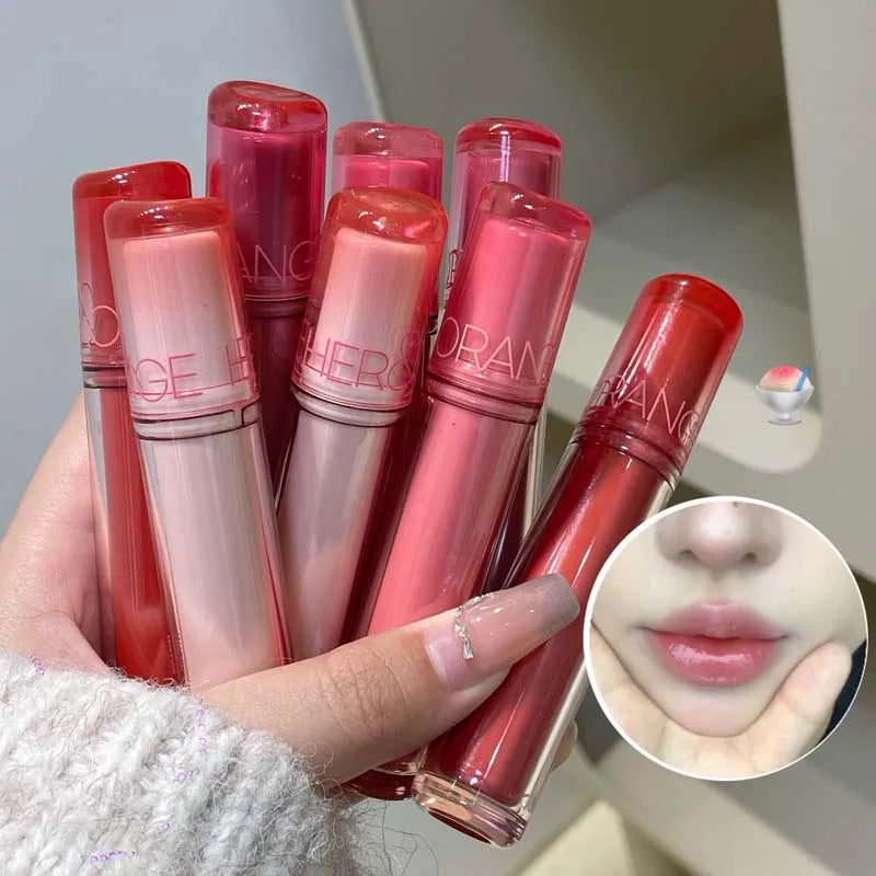 Waterproof Lip Gloss Plumper with Moisturizing Jelly Finish - 8 Colors