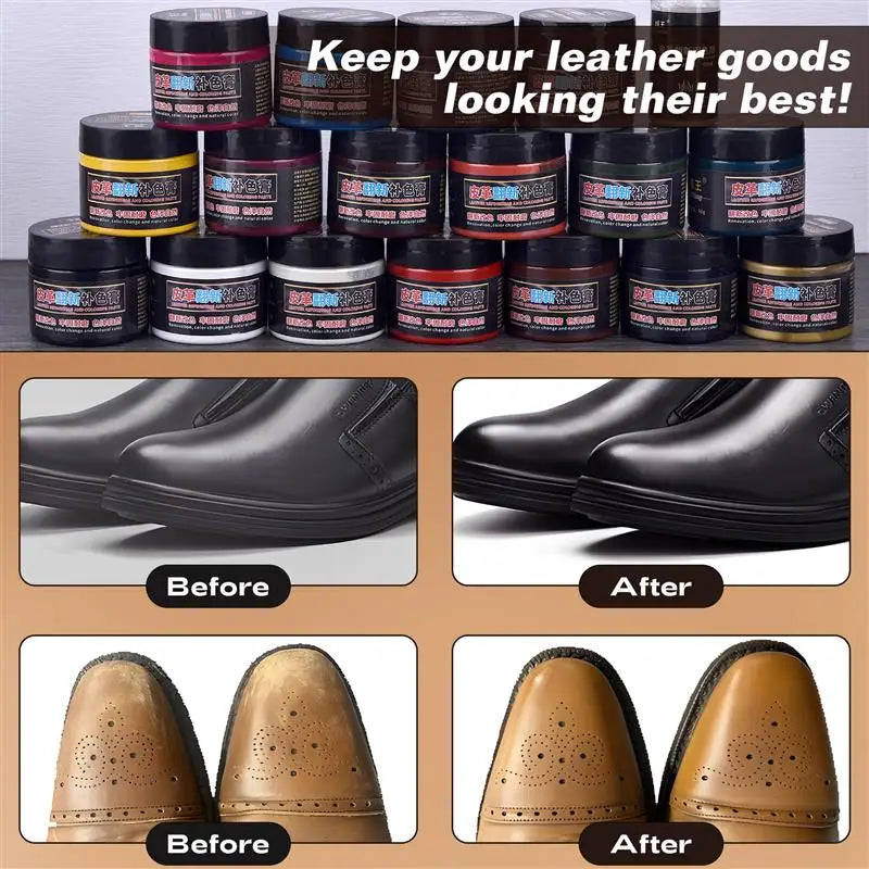 Leather Repair Pigment Dye Liquid - 50g for Car Seats Shoes & Crafts