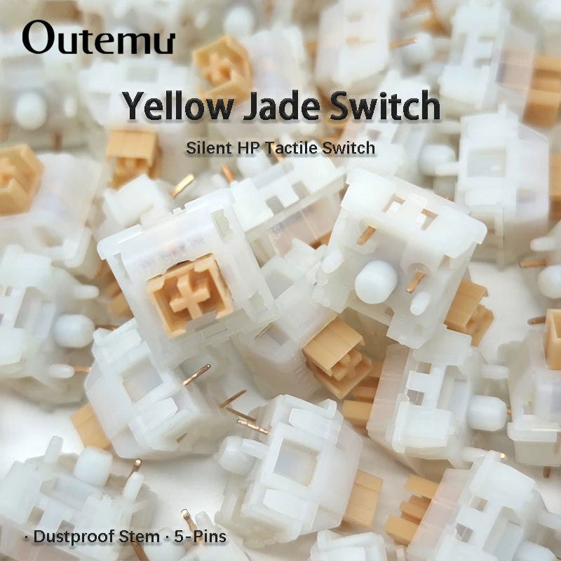 Silent Tactile Mechanical Keyboard Switches 5Pin for Gaming Office - Multiple Variants