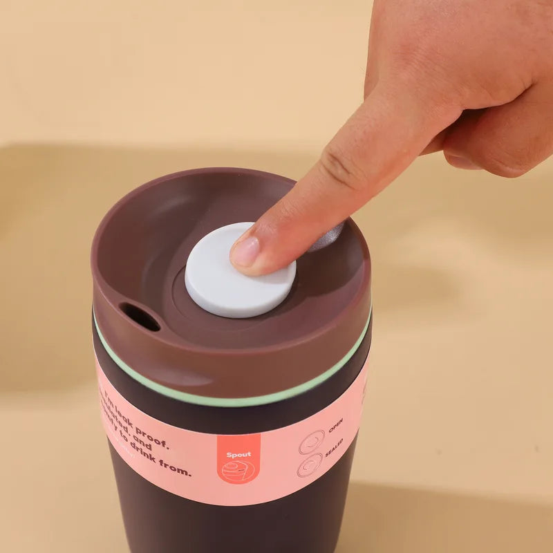 Insulated Stainless Steel Travel Cup - Leak-Proof, Double-Walled, 300-600ml