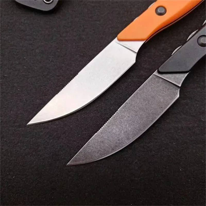 Fixed Blade Survival Knife with Nylon Sheath - Outdoor Camping & Fishing Tool