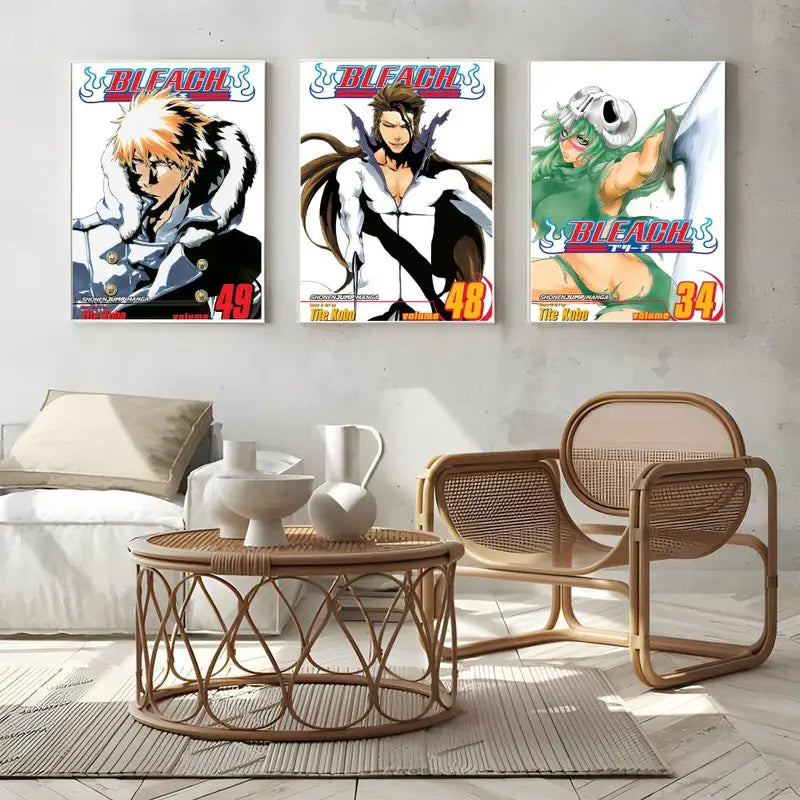Anime Bleach Arrancar Arc Poster Wall Art - Modern Minimalist Room Decor