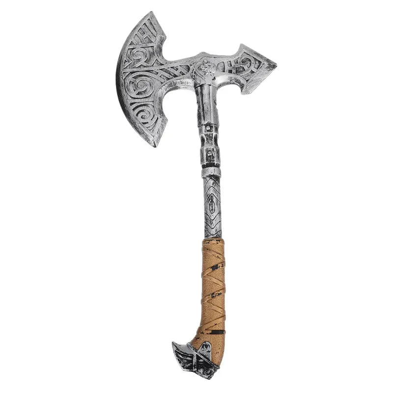 Halloween Axe Prop Fake Plastic Axe for Party Haunted House Cosplay 50x23cm