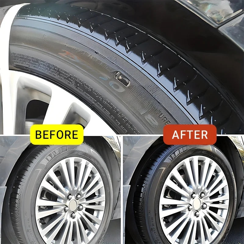 Car Wax Paste with Nano Coating for Interior, Dashboard & Tires - Universal