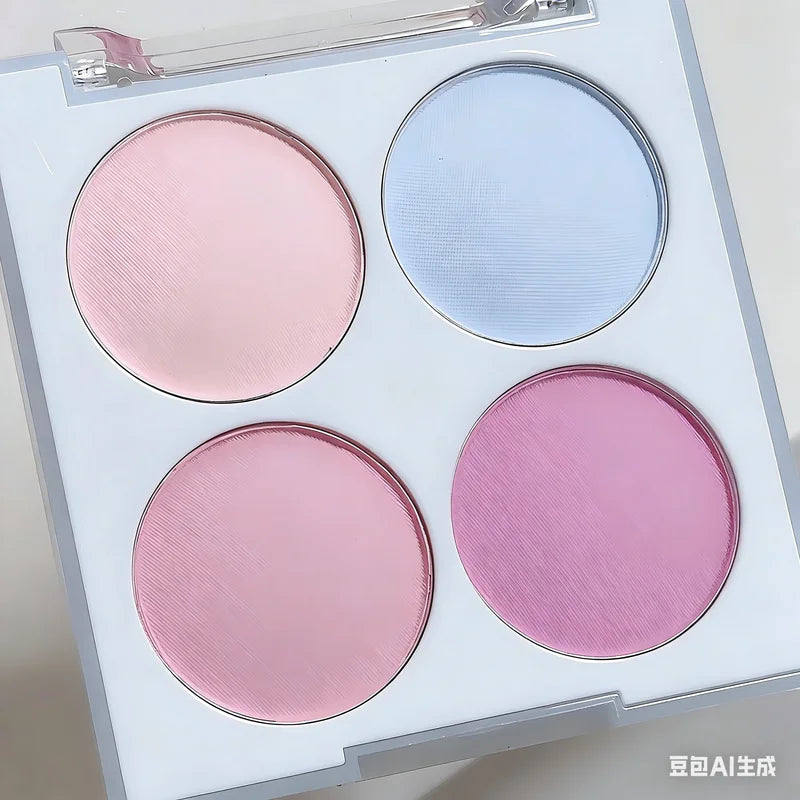 Matte Blush Powder Set - Brighten & Illuminate Face Makeup in 4 Colors