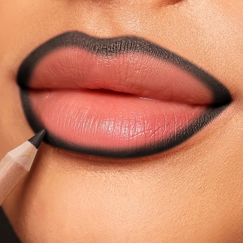 Waterproof Matte Lip Liner Pencil - Long Lasting High Pigment Lip Makeup for Women