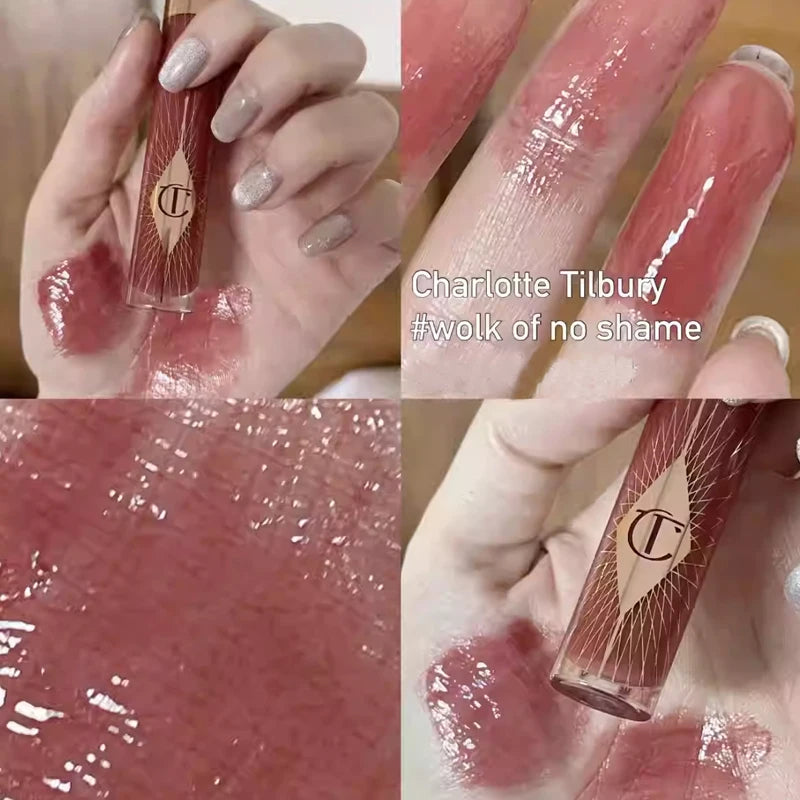 Long-lasting Lip Gloss with Mirror - Moisturizing Lip Makeup