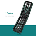 6-9 Pcs Manicure Set with Leather Case Professional Nail & Foot Care Tool Kits Stainless Steel Clipper Gift
