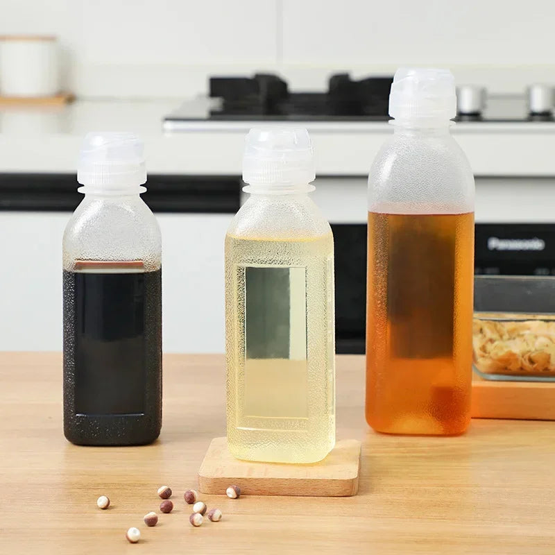 1000ML High-Temperature Resistant Oil Dispenser Bottle with Screw Cap - Multifunction Soy & Sauce Dispenser