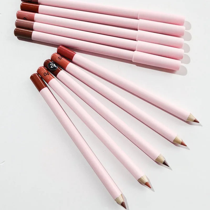 Waterproof Lip Liner Pencil - Long Lasting, Vegan, Multi-Color Options