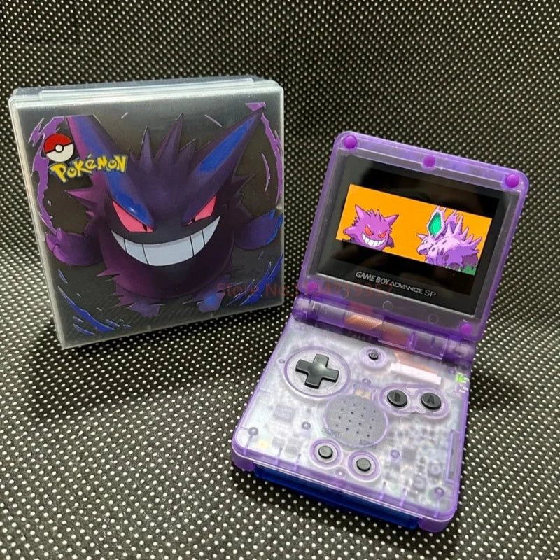GBA SP Shell & Packaging Set for DIY Replacement with Screws & Labels - Multiple Colors
