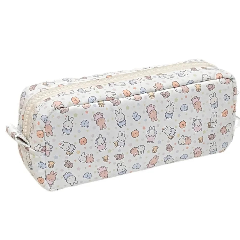 Miffy Kawaii Large Capacity Stationery Pencil Case Makeup Bag - Cute Gift Toy