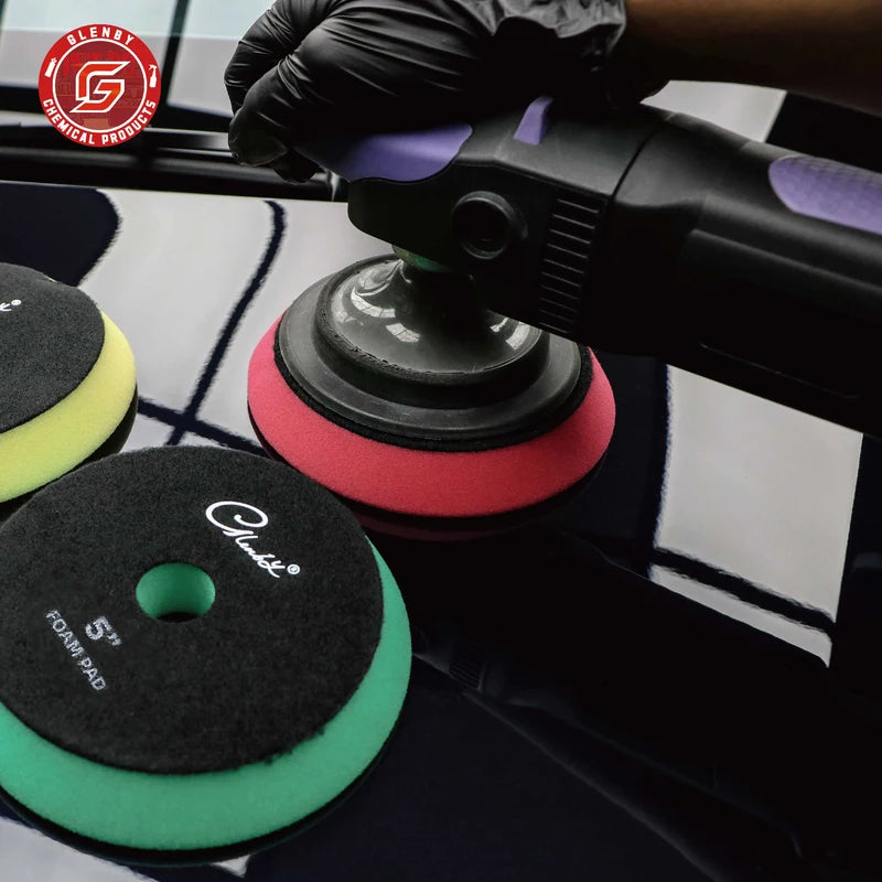 5 Inch Buffing Polishing Pads Flat Foam Sponge Kit for Car Auto Care Buffer