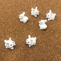 Mini Resin Rabbit Figurines Set - Cute Fairy Garden Ornaments for DIY Landscapes