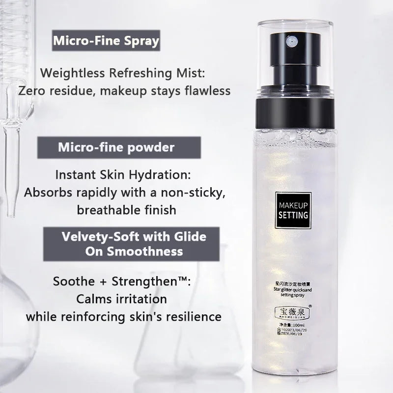 Waterproof Long Lasting Makeup Setting Spray with Oil Control & Hydration