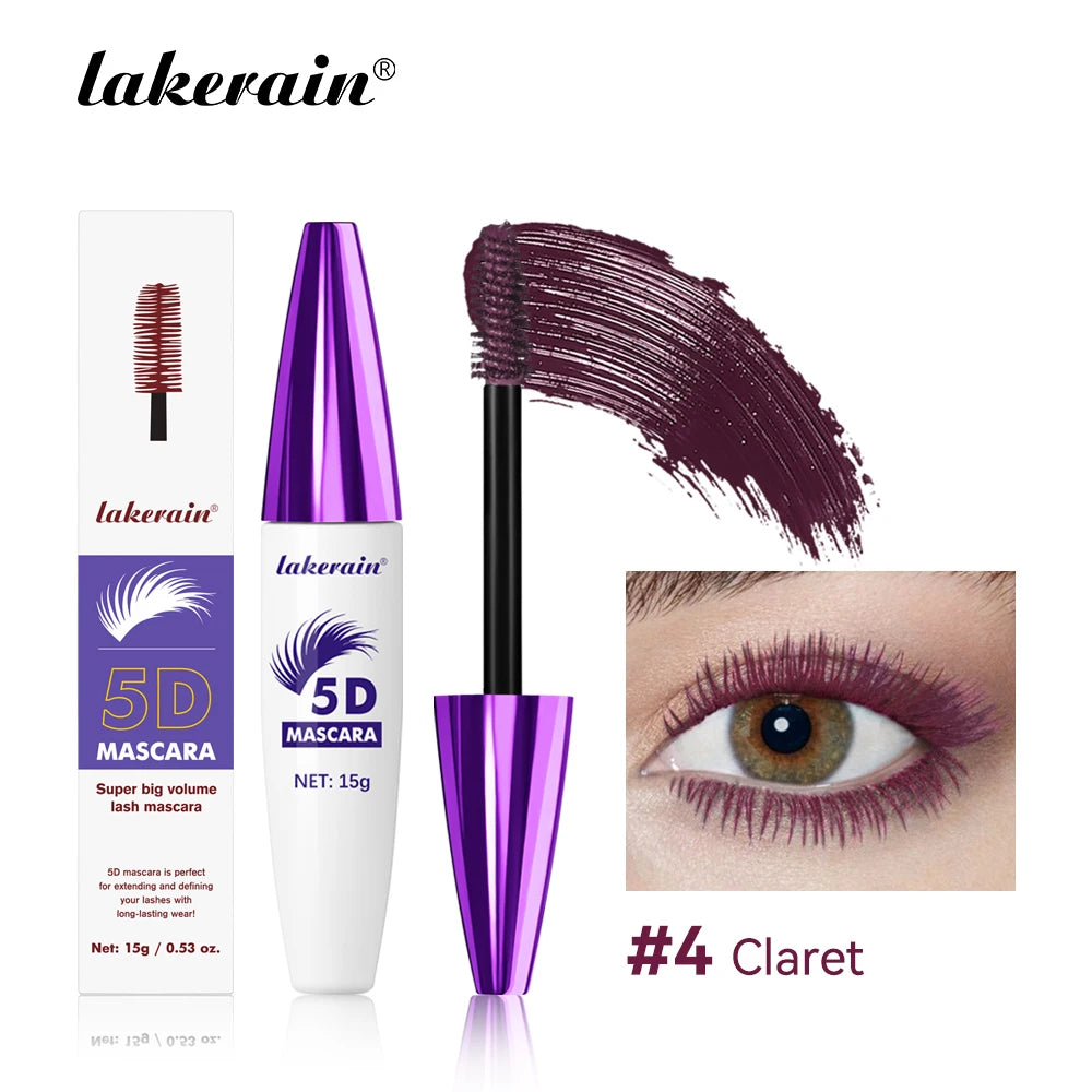 Long-Lasting Waterproof 5D Mascara for Volume & Lengthening - Nourishing Eyelash Makeup