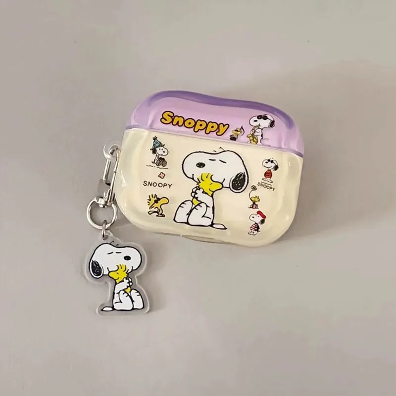 Cute Snoop Dog Headphone Case for Airpods Silicone Protective Cover - Cartoon Design