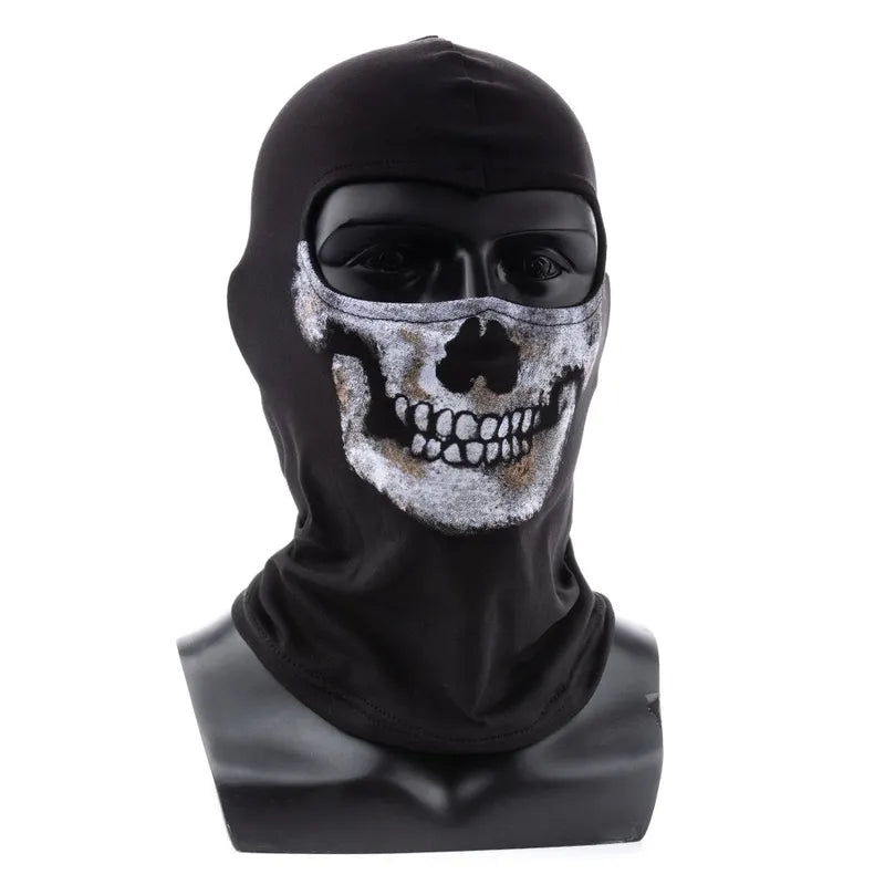 Cosplay Skull Mask Balaclava for War Games & Halloween - Ghost Face Style