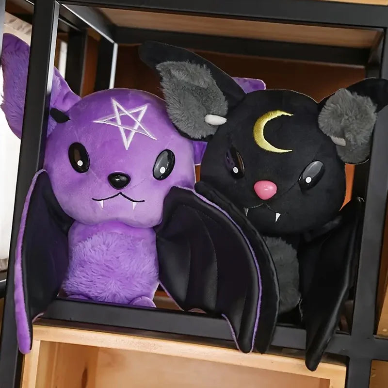 Cute Bat Plush Doll Halloween Decor Soft Toy Party Gift House Ornament