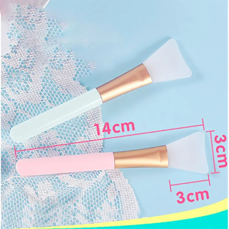 Silicone Face Mask Brush Makeup Applicator Tool - Soft Tip, Reusable