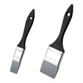 Large Flexible Flat Paint Brush Set - Soft, Durable, Easy Clean Acrylic Tools