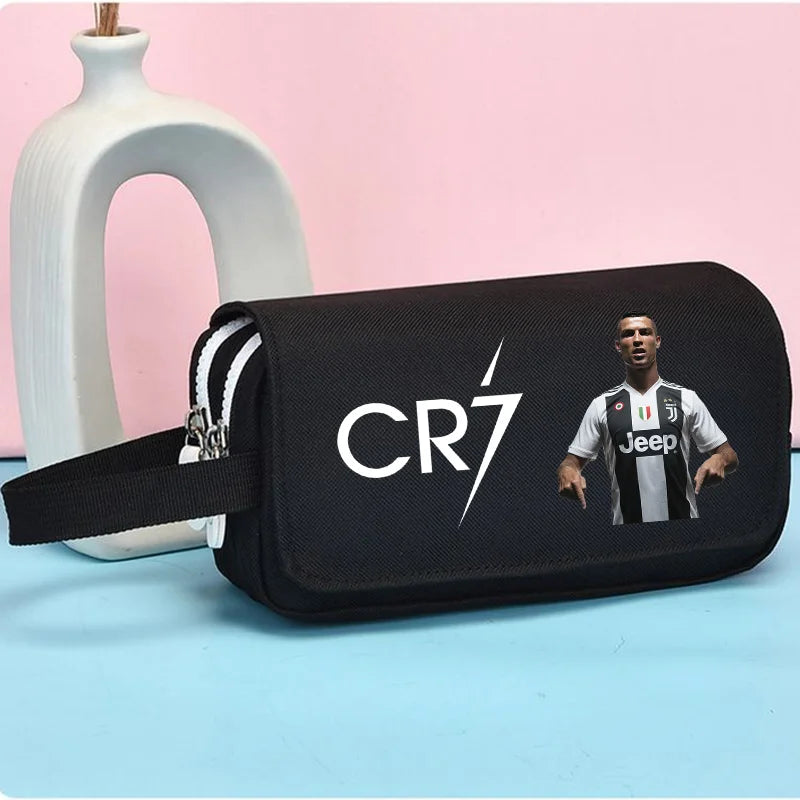 Large Capacity Football Pen Case for Students & Office - Multi Purpose Organizer